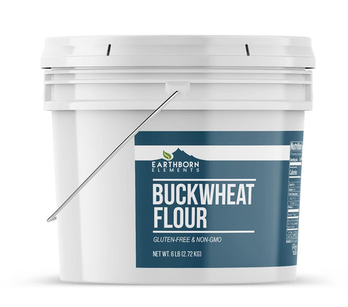 1 Earthborn Elements Buckwheat Flour Gallon Bucket, Gluten-Free, Baking