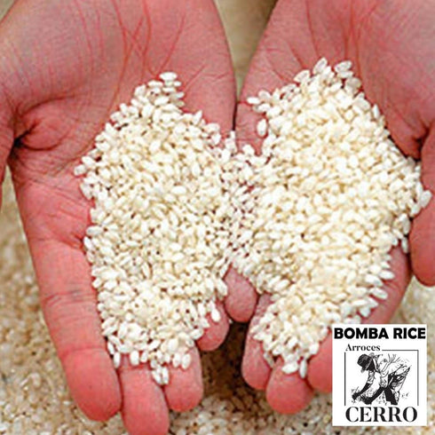 THE BLACK HOOF Arroz 1 (2.2 lbs) Bomba Paella Rice D. O. Valencia - Bomba, the White Rice from Spain Kg
