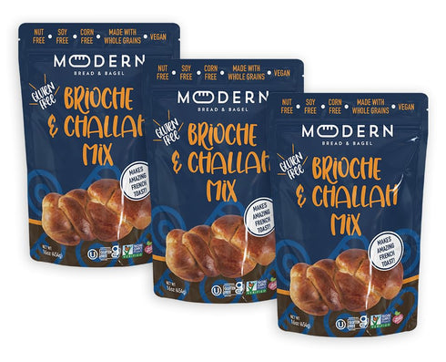 Modern Bread & Bagel Gluten-Free Brioche & Challah Mix | Certified Gluten Free | Nut Free