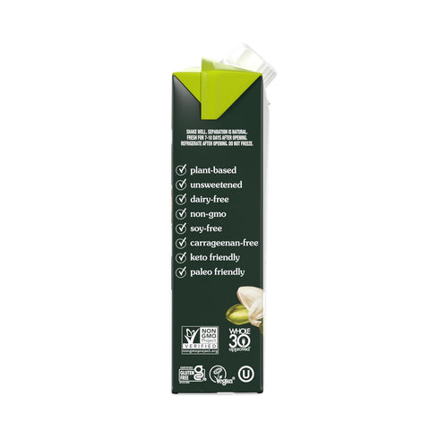 Whole30, (12-Pack) nutpods Pistachio Unsweetened Dairy-Free Creamer, Made from Almonds and Coconuts, Keto, Gluten Free