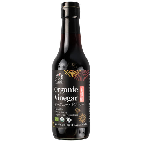 YUHO Organic Black Vinegar Less Salt, Kosher Great for Dumpling, Stir-fried Vegetables,