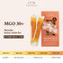 1770 30+ 30 15g, Naturally Australian MGO Manuka Honey Sticks x Organic Honey for Tea, Yogurt, & Travel Snacks