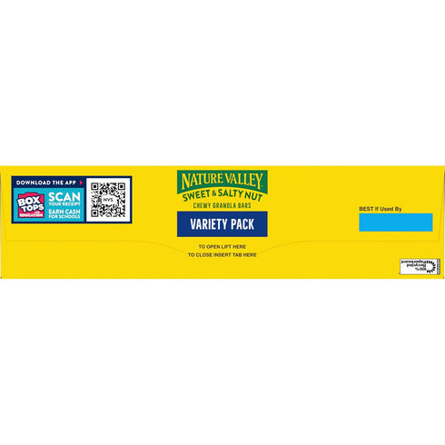 Pack, 15 18 oz Nature Valley Sweet and Salty Nut Granola Bars, Variety Bars