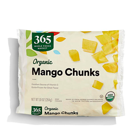 365 by Whole Foods Market , Organic Mango Chunks, 10 oz, (Frozen)