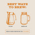 Bizzy Organic Cold Brew Coffee, Breakfast Blend, Coarse Ground Coffee, 4 Count, Makes 14 Cups