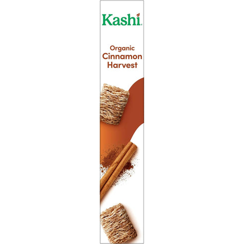 16.3oz (1 Kashi Cold Breakfast Cereal, Vegan, Organic Fiber Cereal, Cinnamon Harvest, Box Box)