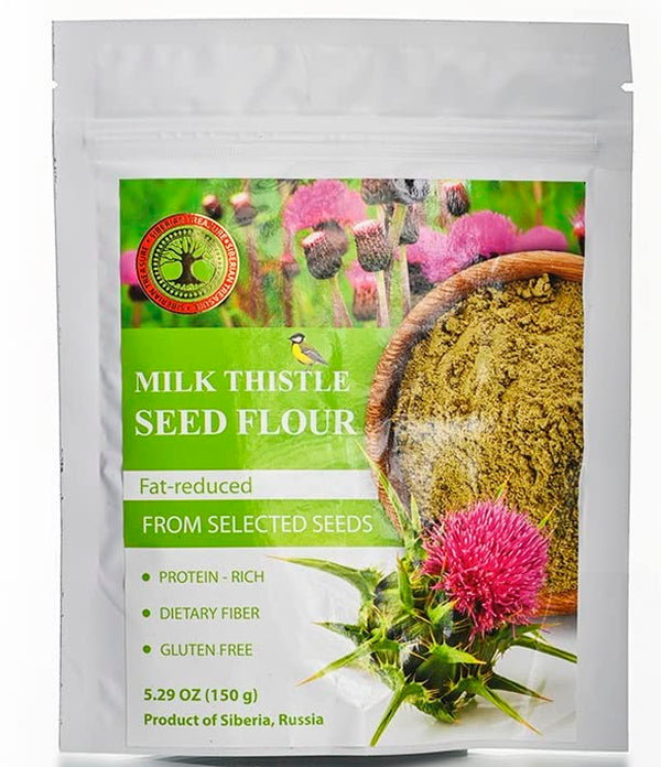 Siberian Milk Thistle Seeds Flour - 5.29 OZ - 100% Natural, Non-GMO,