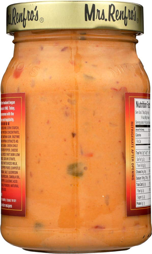 16 oz Mrs. Renfro's Nacho Cheese Sauce with Chipotle