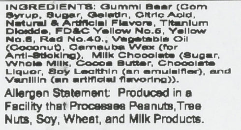 Albanese 6 Gummi 2.5 Flavor Chocolate Covered Bear, Pound