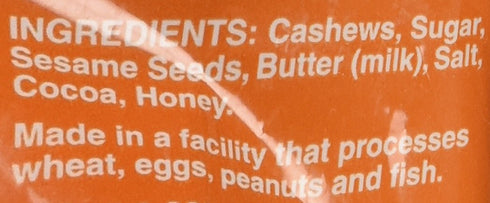 Trader Joe's 16 oz, 1 Lb. Sesame Honey Cashews