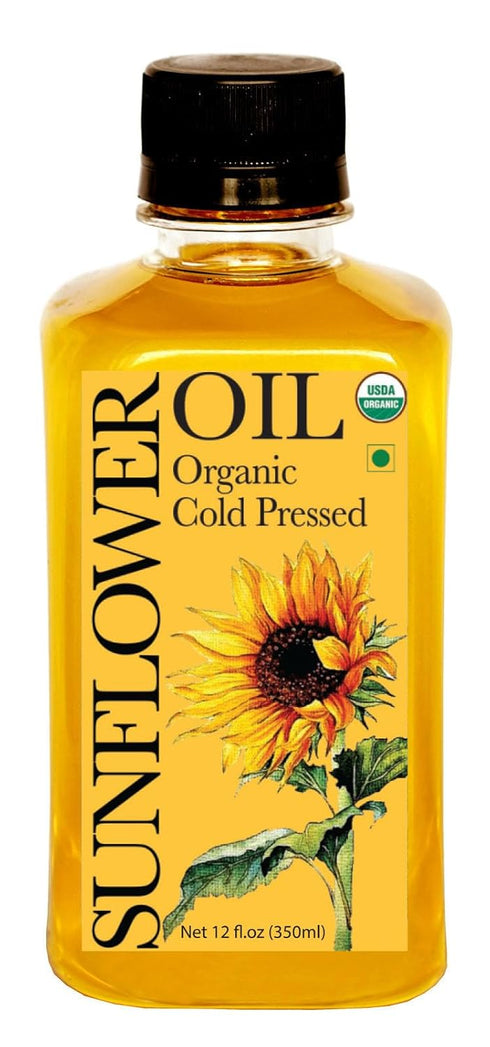 Daana Sunflower Oil: Certified USDA Organic, Extra Virgin, Cold Pressed, High Oleic,