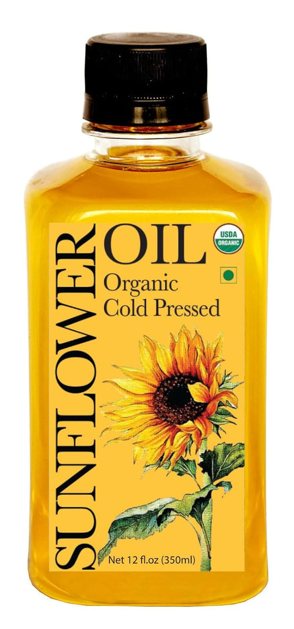 Daana Sunflower Oil: Certified USDA Organic, Extra Virgin, Cold Pressed, High Oleic,