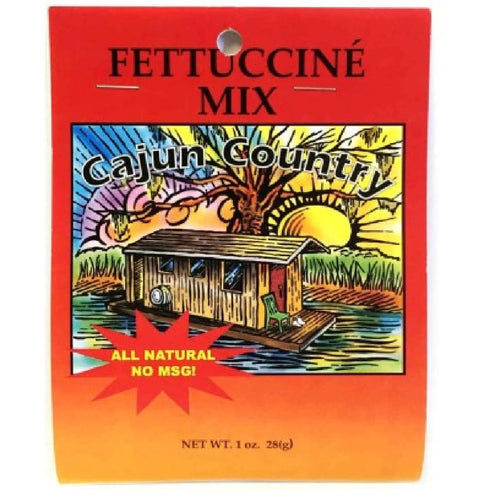 Cajun Country Cajun Creole Fettuccine Mix, 1 oz Packet, No MSG, All Natural Ingredients, Makes 6 Servings