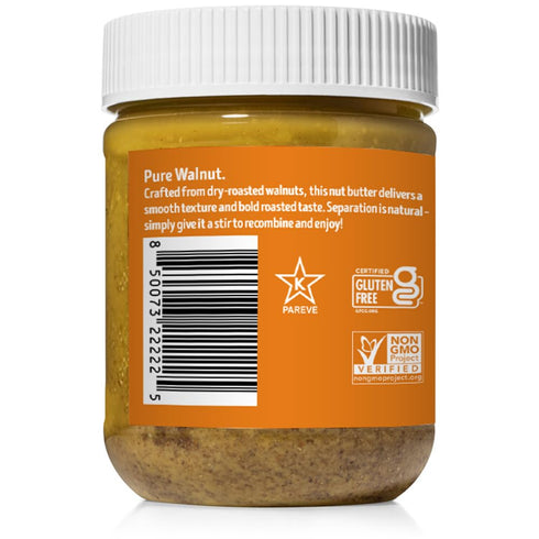 Voer (12oz) Walnut Butter | Single Ingredient | Vegan, Paleo and Keto-Friendly, Gluten-Free