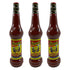 PICAMAS Red Hot Salsa Brava, 6.2oz Bottles (Pack of 3)