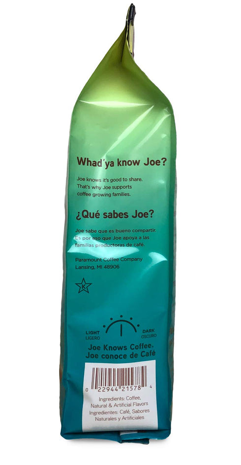 12 oz Joe Knows Coffee Coconut Crazy Joe, Bag Medium Roast Coffee