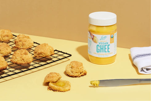 14 oz. Livlo Organic Vegan Ghee - Plant Based Butter - No Refrigeration Necessary - Dairy, Soy Free, and Gluten Free