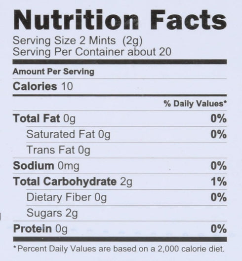 VerMints Organic GingerMint Breath Mints, 1.41oz Tins, Pack of 6, Non-GMO, Vegan