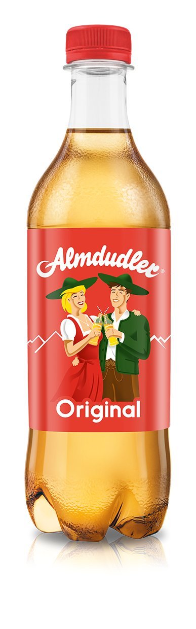 Almdudler Single Soda (0.5l -16.91 floz) PET Bottle
