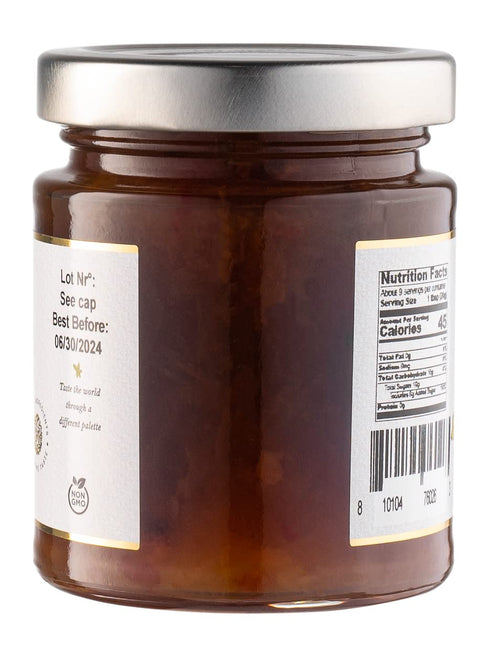6.35oz Gourmanity Mulhouse Onion Jam, Sweet & Savoury Taste, Serve with Burgers, Grilled Meat and Fish, All Natural