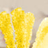 Extra Large Rock Candy Sticks, 6 Yellow Banana Flavored, Individually Wrapped for Party Favors