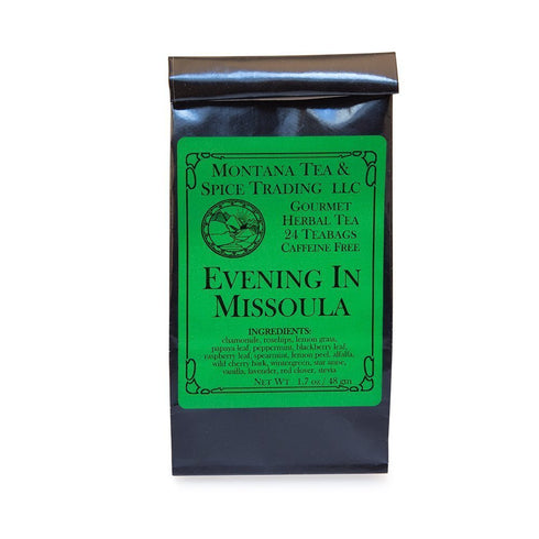 MONTANA TEA & SPICE TRADING KIMBONNI Evening in Missoula Herbal Tea, 24 Count