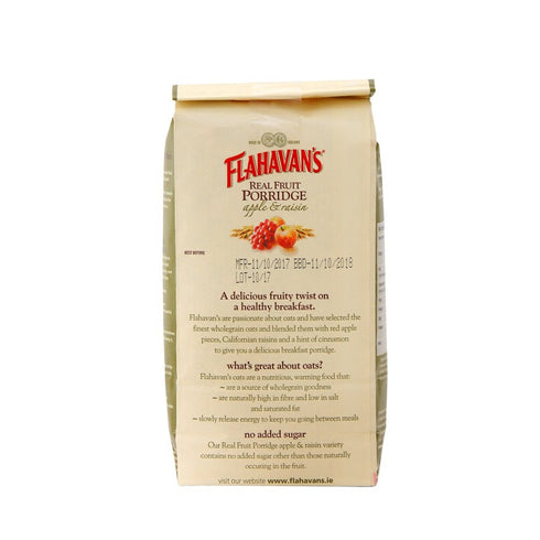 600g Flahavan's Real Fruit Porridge Apple & Raisin
