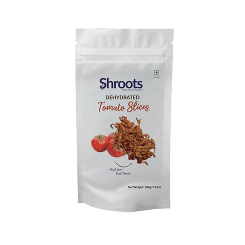 SHROOTS Dehydrated Tomato Flakes Air Dried Dehydrated Vegetable, 100g (3.5oz), Gluten Free,