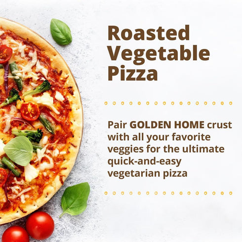 12" (3 Pack) Golden Home Bakery Products Ultra Thin Pizza Crust