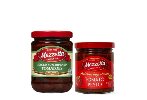 Mezzetta Mediterranean Foodie Variety Pack - Indcludes: Tomato Pesto & Sun-Ripened Dried
