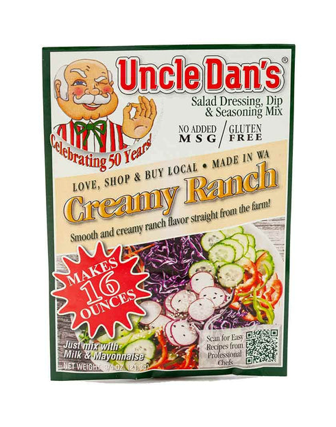 Uncle Dan’s Creamy Ranch Singles Packet – 0.75oz (Pack of 1)
