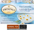 20 pack Pack 6 Twinings Organic Camomile Tea Bags per