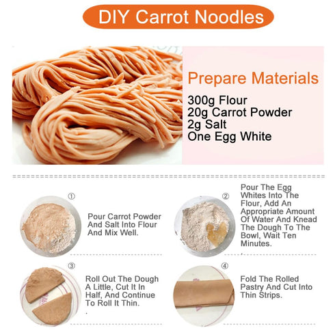 Plant Gift 100% 100G/3.25oz Pure Carrot Powder Powder Natural Carrot Flour, Great Flavor for Drinks, Smoothie, Yogurt