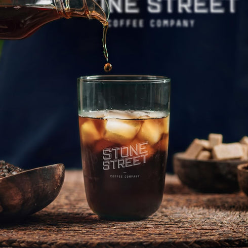 100% 2 LB Stone Street Cold Brew Coffee, Low Acid, Arabica, Gourmet Coffee - Strong & Smooth Blend, Coarse Ground, Dark