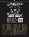 Buffalo Bills 8oz Premium Hickory Beef Jerky Pieces (hickory smoked jerky in