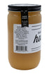 44 OZ TJO Bees Raw and Unfiltered Honey, Glass Jar
