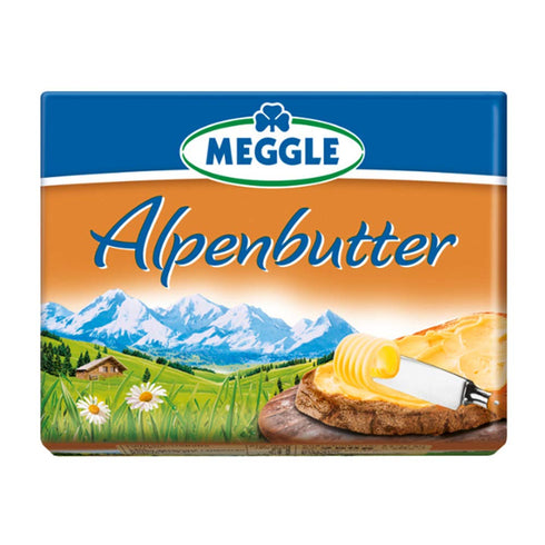 Meggle (pack of 2) Imported German Alpine Butter 250g by