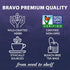 20 6 Count Bravo Tea Triple Stress Relief Herbal Tea Caffeine Free, Tea Bags