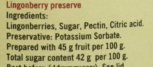 IKEA 14.1 oz Hafi Lingonberry Preserves