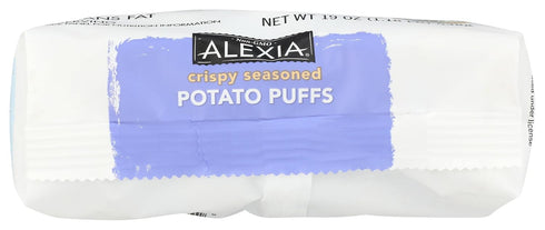 19 OZ ALEXIA FOODS Roasted Garlic And Black Pepper Potato Puffs
