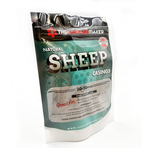 The Sausage Maker - TWO PACK Home Pack Natural Sheep Sausage Casings