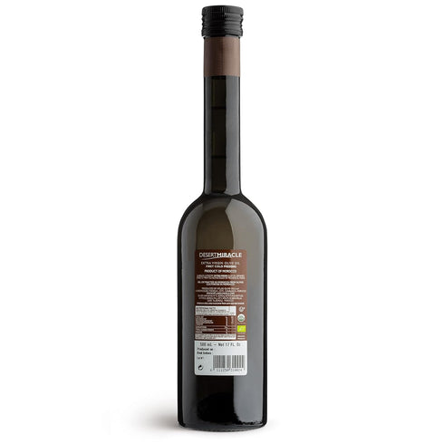 17 Oz DESERT MIRACLE Cold Pressed Polyphenol Rich Moroccan Olive Oil, Extra Virgin Olive Oil with High Polyphenols
