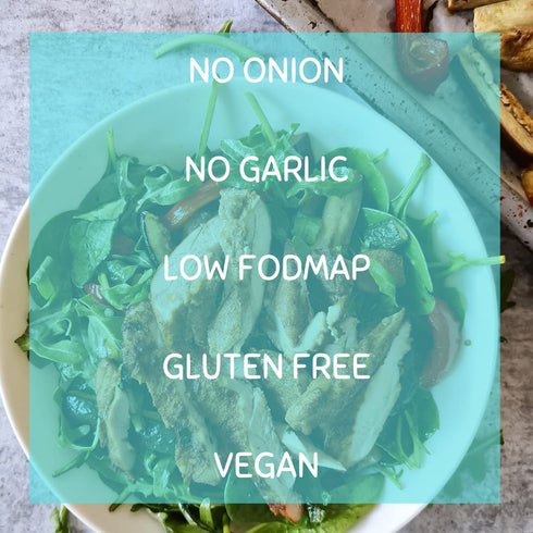 5 Foddies Low FODMAP Spice Bundle Spice Blends, Taco Curry Cajun Moroccan Mixed Herb, No Onion No Garlic, IBS Friendly