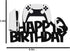 Video Game Cake Toppers, Game Cake Decoration with Glitter for Video Game Themed Party