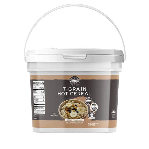 7-Grain Birch & Meadow Spring Red Wheat Berries and Hot Cereal Bundle, Various Sizes, Hearty Breakfasts, Non-GMO