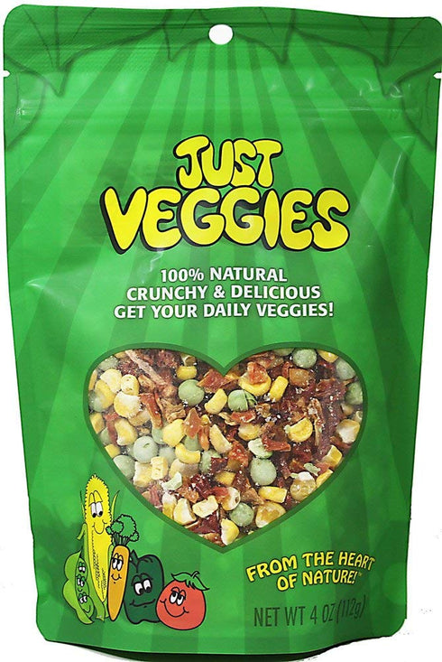 Karens Naturals Freeze Dried Mixed Vegetables, 4 oz, No Sugar Added, Healthy