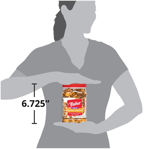 Peanuts,24 Ounces,Peanuts,Cashews,Almonds,Filberts,Pecans,(Pack 2) Fisher Snack Honey Roasted Mixed Nuts