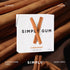 Simply Gum | Cinnamon | Plant-Based Chewing Gum | Pack of Six (90 Pieces Total) | Synthetic Free, Aspartame Free,