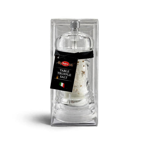 100% 0.70 oz (20g) Rudca Food Table Truffle Salt Natural Sea Salt Crystals with Real Truffle Pieces No Additives