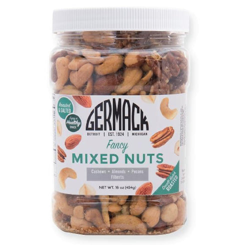Germack - Fancy Deluxe Mixed Nuts - Almonds, Cashews, Pecans and Filberts